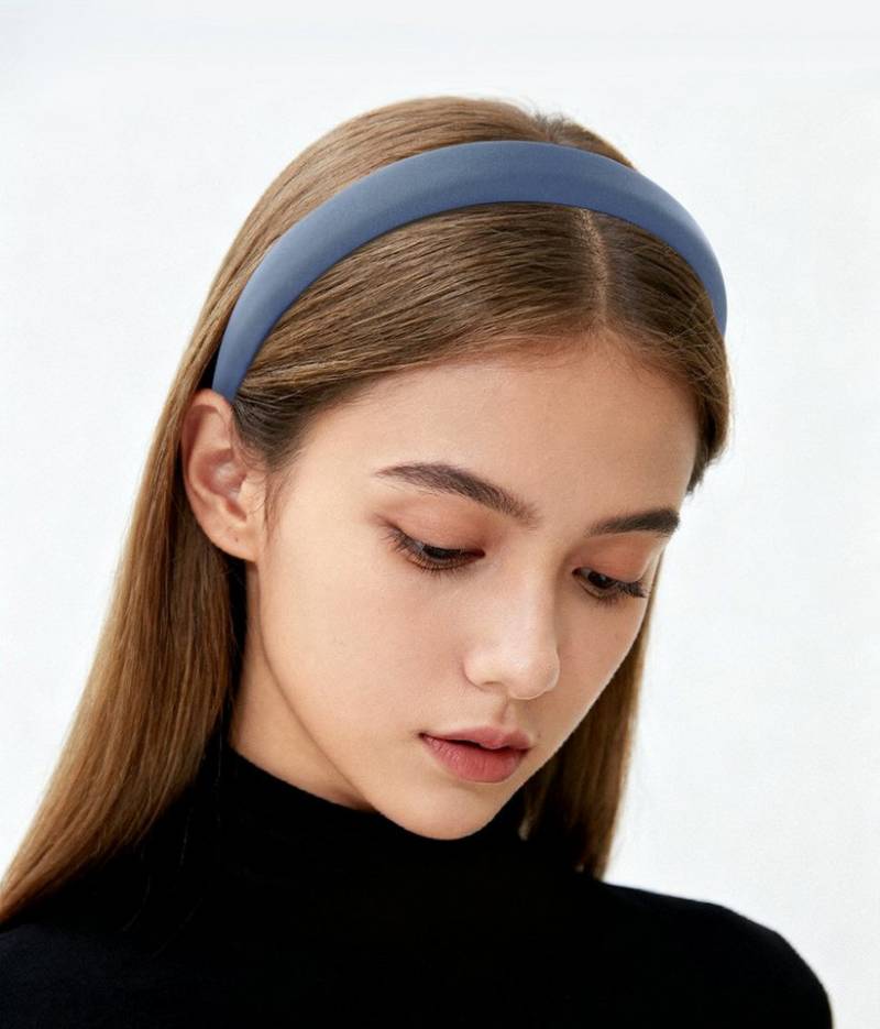 axy Haarreif Haarreif mit Stoff gepolstertes Candy Colours, Vintage Damen Haareifen Haarband von axy