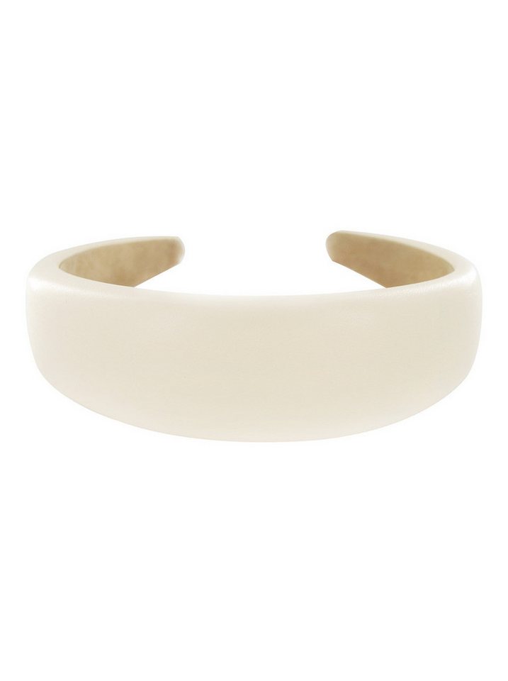 axy Haarreif breiter Haarreif in Kunstleder-Optik, Eleganter Damen Haarreif Haarband von axy