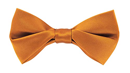 axy Hochwertige Herren Fliege Schleife bereits gebunden Konfirmation verstellbar Hochzeit Anzug Smoking FLI4A (Apricot) von axy