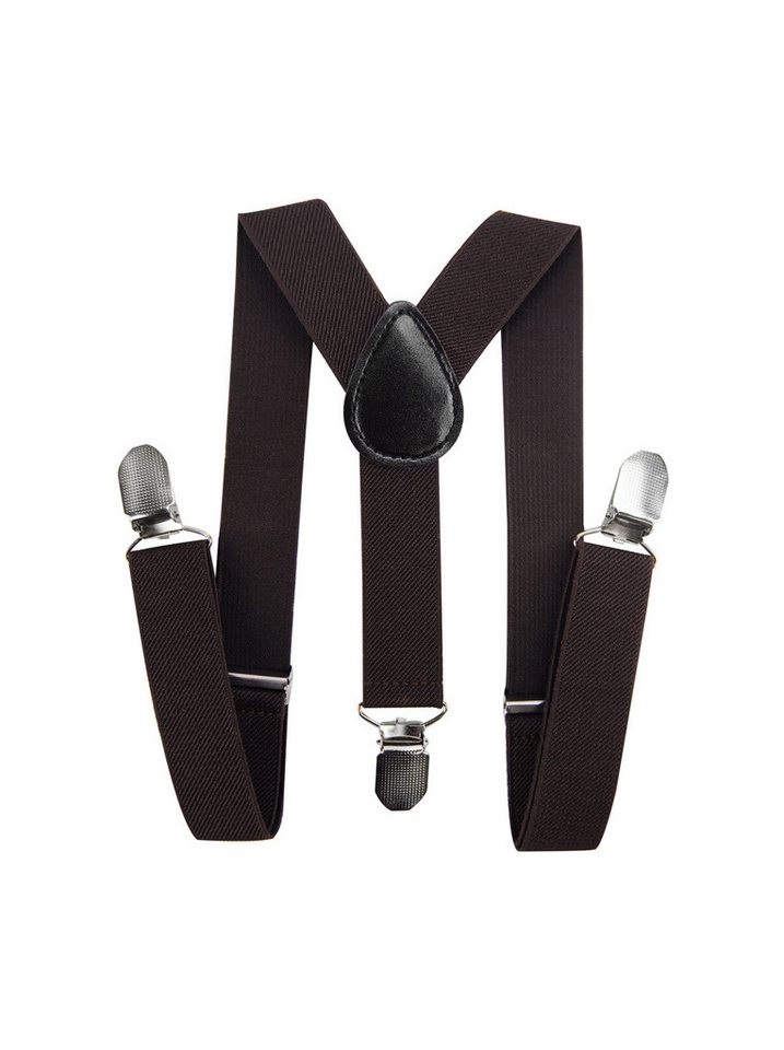 axy Hosenträger Kinder Jungen Hosenträger für Kinder 1-6 Jahre alt 3 Stabile Clips Y-Form 2,5cm Breit verstellbar und elastisch von axy