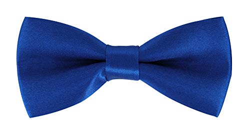 axy Kinderfliege, Jungen Fliege, bereits gebunden, Konfirmation verstellbar KFLI1 (Blau) von axy