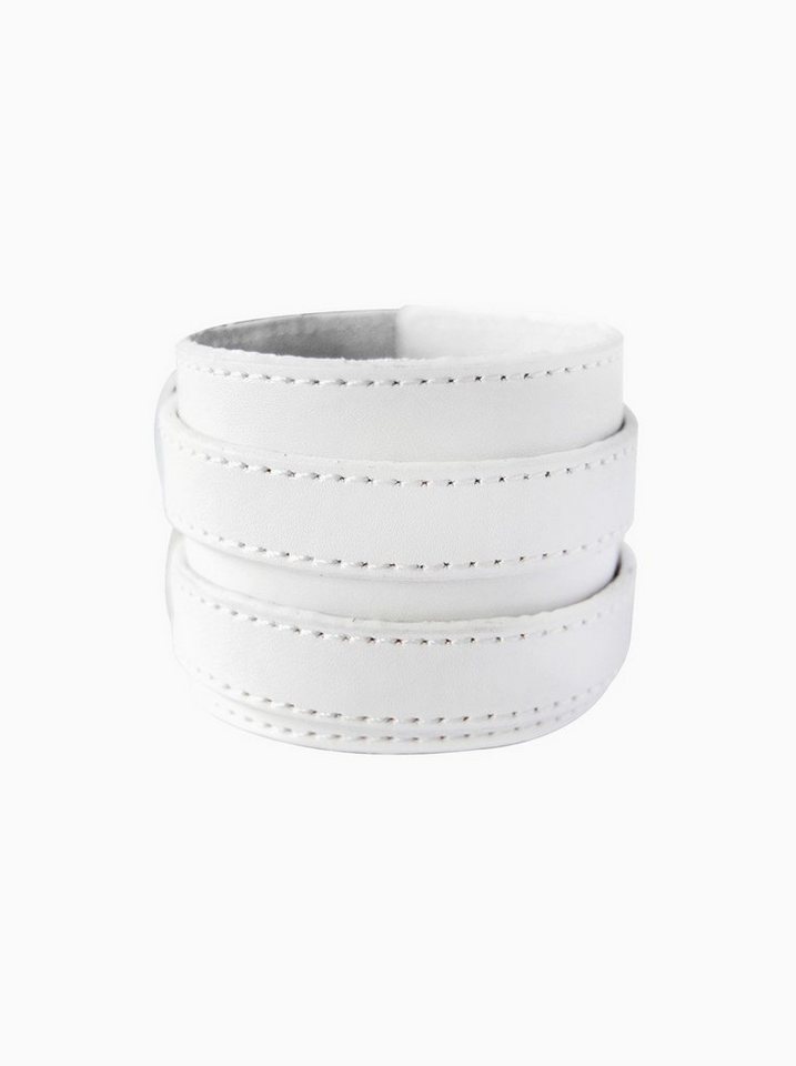 axy Lederarmband Herrenarmband Breite Leder Armband, aus Echtleder, Dual-Gürtelschnallen (Doppelverschluss) von axy