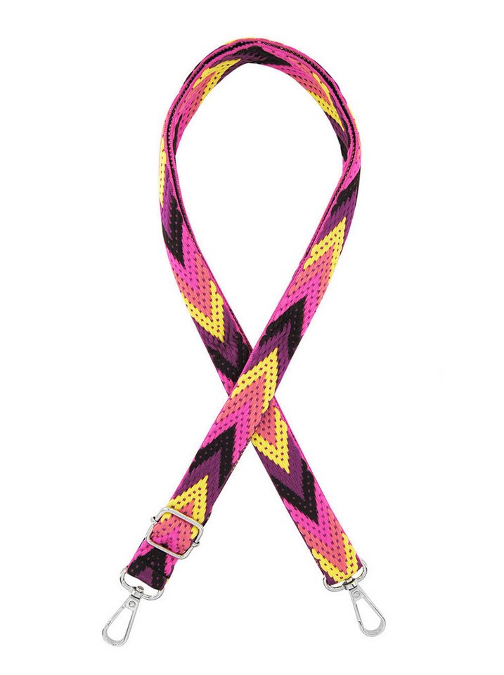 axy Schulterriemen Verstellbarer Taschengurt für Handtaschen Ersatz Wechsel Schultergurt 2cm Breiter Zick-Zack Muster Schultergurt Trageriemen Damen Taschen von axy