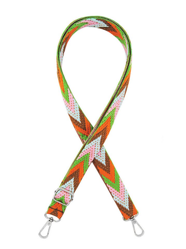 axy Schulterriemen Verstellbarer Taschengurt für Handtaschen Ersatz Wechsel Schultergurt 2cm Breiter Zick-Zack Muster Schultergurt Trageriemen Damen Taschen von axy