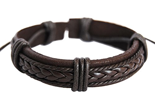 axy Surfer Armband Serie SUR7A! Leder Armband Unisex!Surferarmband Lederarmband Herren Damen (Modell 1) von axy