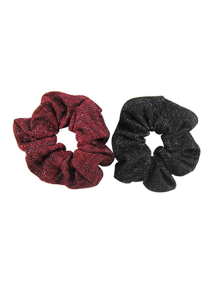 axy Zopfhalter XXL Scrunchie Haargummis Set, Doppelpack, 2-tlg., 2-Teiliges Scrunchies Haargummis Set, Damen Zopfgummi Haarteil Haarband von axy