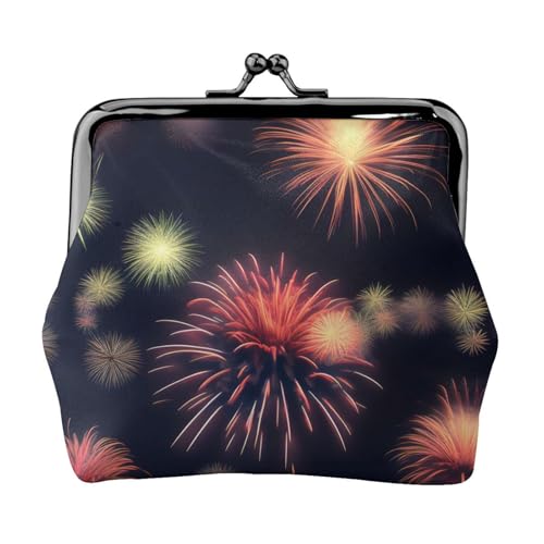 Explosion Firework 3D-Druck Kompakte Münzbörse Exquisite Kuss-Lock-Geldbörse Niedliche Mini-Tasche Münzen Karten Geldbörse von axzttupy