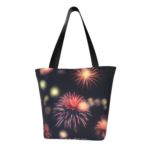 axzttupy Explosion Firework 3D Print Vielseitige Verwendung Tasche Sommer Crossbody Handtasche Reise Strand Einkaufen Stilvolles Accessoire von axzttupy