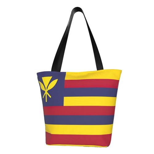 axzttupy Flagge des Königreichs Hawaii Druck vielseitige Verwendung Tasche Sommer Crossbody Handtasche Reise Strand Einkaufen Stilvolles Accessoire von axzttupy