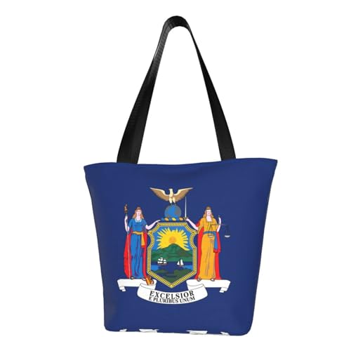 axzttupy New York Flagge Druck vielseitige Verwendung Tasche Sommer Crossbody Handtasche Reise Strand Einkaufen Stilvolles Accessoire von axzttupy