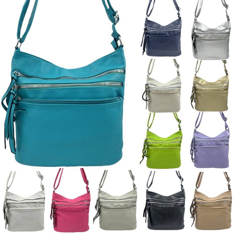 Tasche Shopper Beuteltasche Crossbody Handtasche Schultertasche Umhängetasche 7402 von ayados