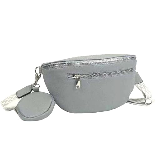 ayados Damen Crossbody Bag Bauchtasche Schultergurt Cross body bag Tasche Schultertasche Umhängetasche 22268 (Blau) von ayados