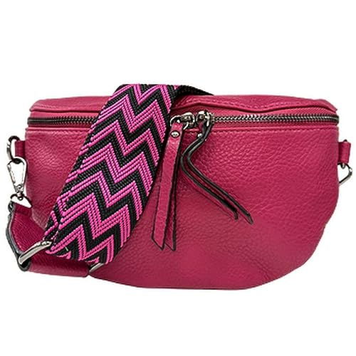 ayados Damen Tasche Beuteltasche Kleine Crossbody Bag mit 5cm Breiten Schultergurt Handtasche Beuteltasche Schultertasche Umhängetasche Taschen T-8330-1 (D-Rose) von ayados