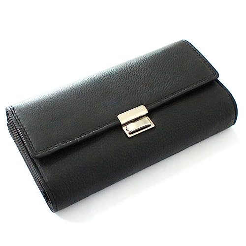 ayados Wild Profi Kellner Börse Voll Leder Kellner Portemonnaie Kellnerbörse Geldbörse Kellnertasche BrieftascheWild (Schwarz Kellnerbörse LW-031-GHU) von ayados