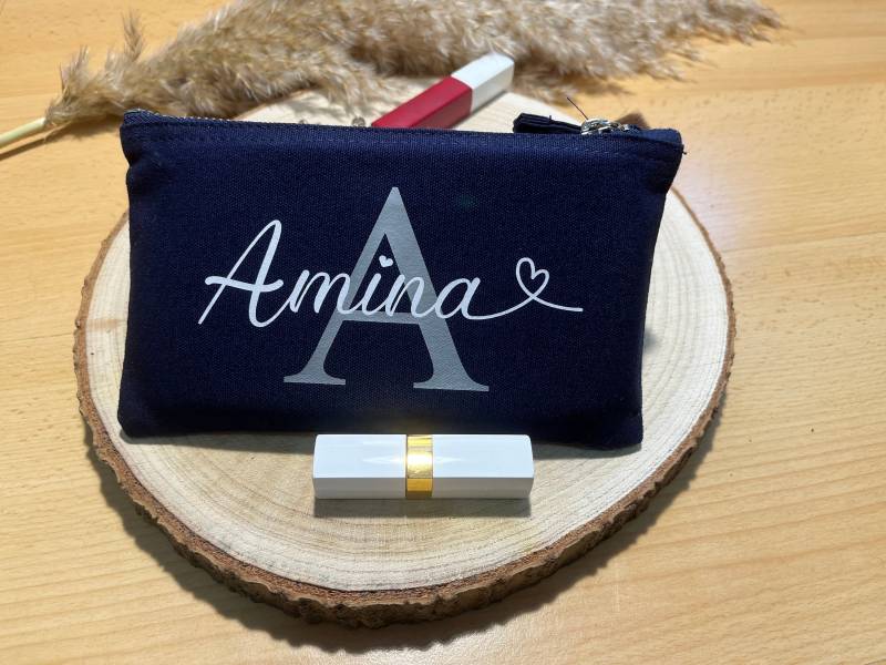 Personalisierte Kosmetiktasche Mit Namen Spruch | Kulturtasche Name Schminktasche Geschenk Mutter Freundin Geburtstag Hochzeit von ayajolie