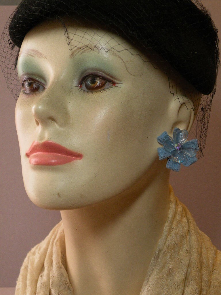 Blumen & Spitze Ohrringe von aylacreations