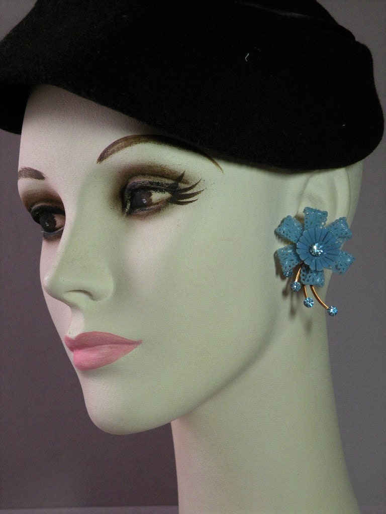 Lucite Spitzenband Ohrringe von aylacreations