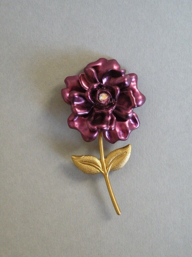 Rose Brosche von aylacreations