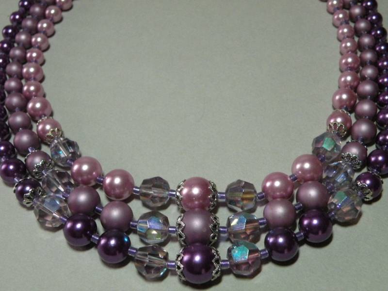 Shades Of Lavender Halskette von aylacreations