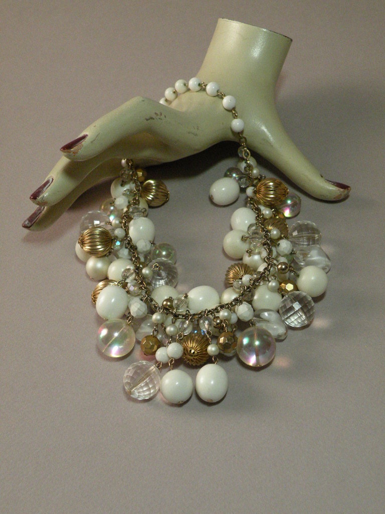 Vintage Armreif Perlenkette von aylacreations