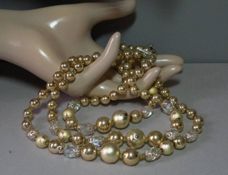 Vintage Gesprenkelte Goldkette von aylacreations