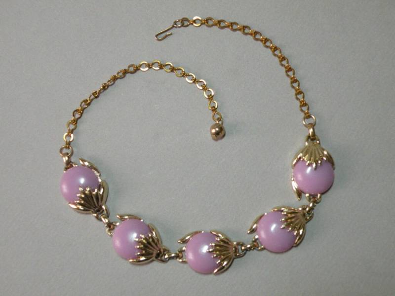 Vintage Goldene Flieder Halskette von aylacreations