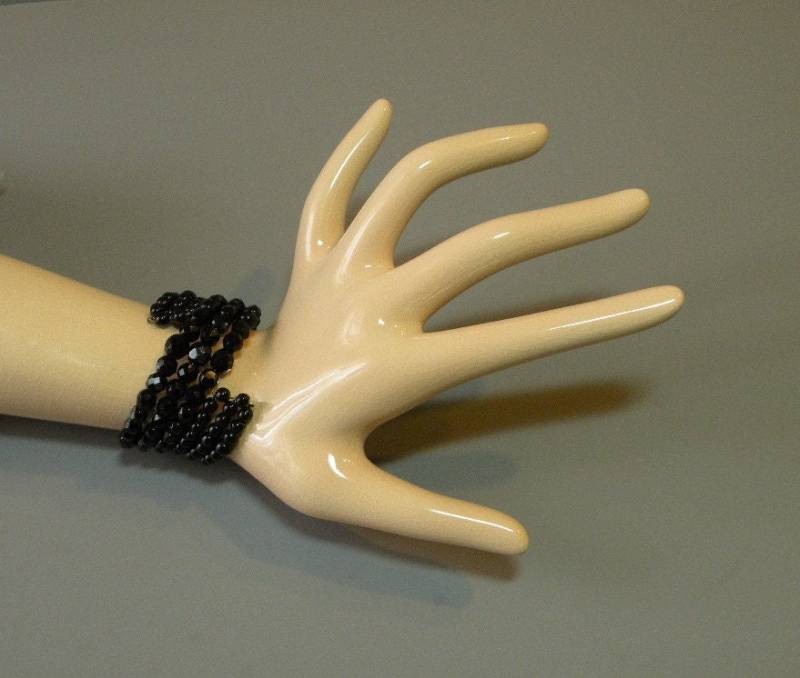 Vintage Jet Wickelarmband von aylacreations