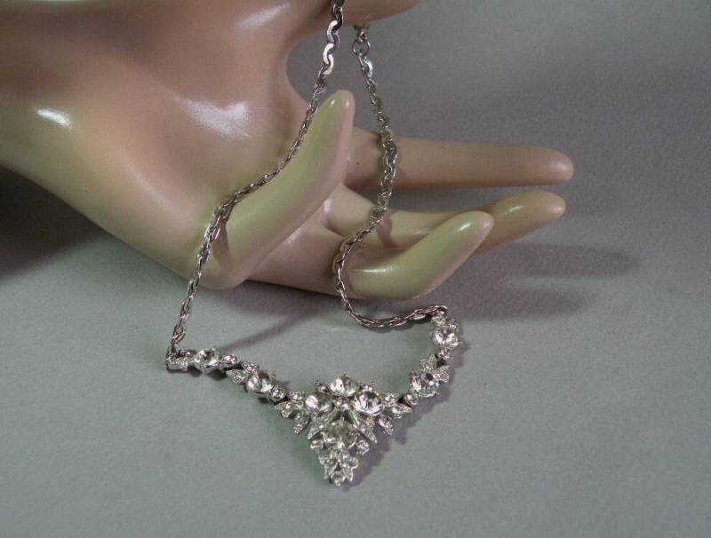 Vintage Kristall Strass Halskette von aylacreations