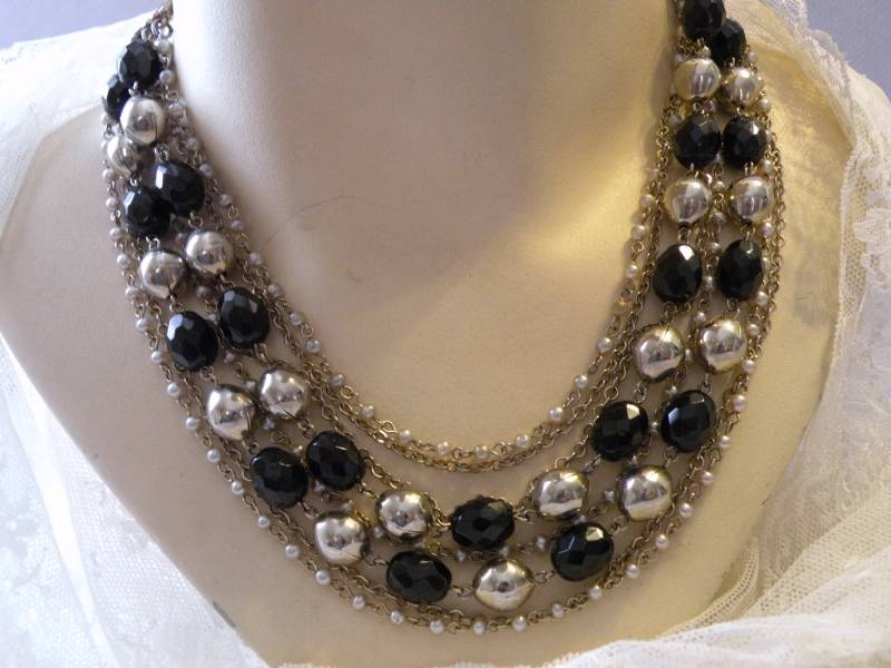 Vintage Perlen & Perlenkette Halskette von aylacreations