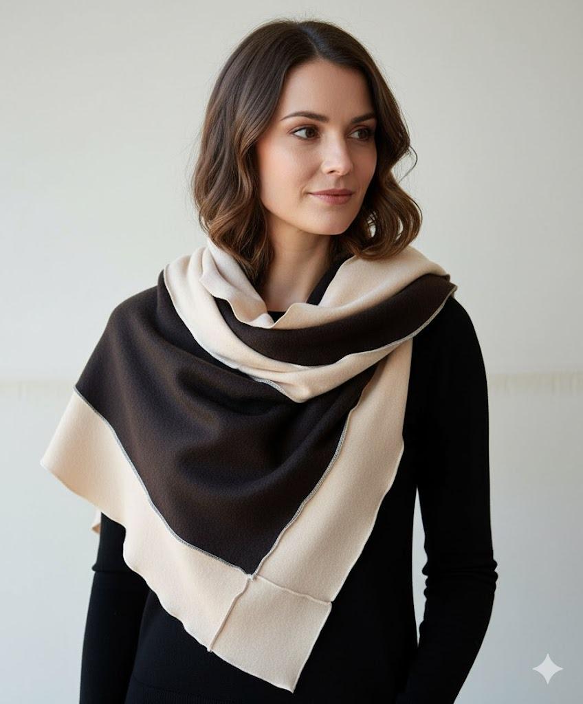 Braun Und Beige Winter Schals von aynurdereli