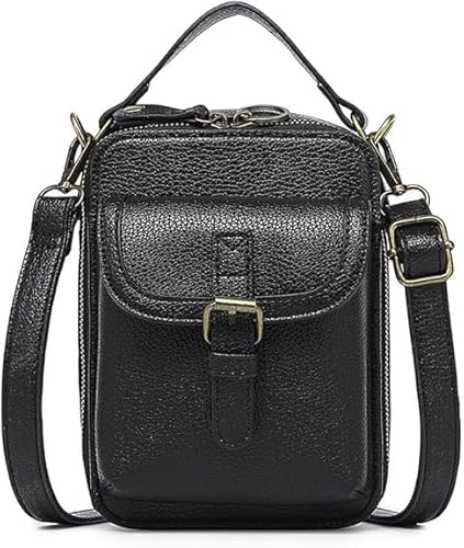 Damen-Umhängetasche aus Leder, Retro-Diebstahlschutz-Umhängetasche, mit Kartenfächern, praktisch für den täglichen Gebrauch von aywqew