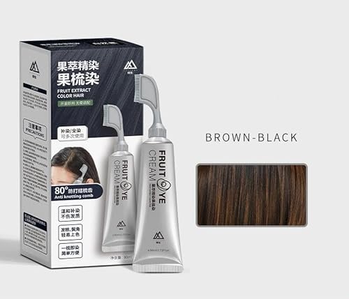 Fruit Essence Haarfärbekamm – eine pflanzliche Formel, die graues Haar abdeckt. Geeignet für Männer und Frauen und alle Haartypen. Fruit Essence Haarfärbekamm – eine pflanzliche Formel, die graues Haar abdeckt. Geeignet für Männer und Frauen und alle Haartypen. von aywqew