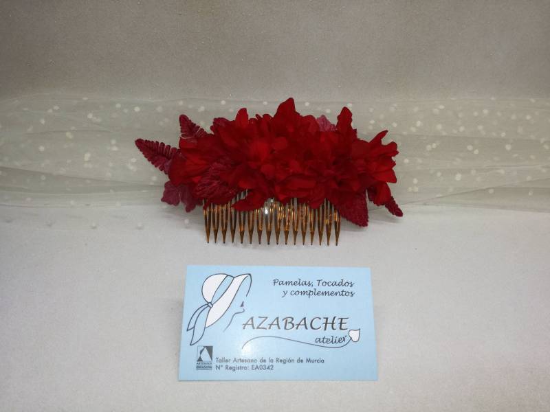 Red Flower Kamm Red Flower Kamm von azabacheatelier