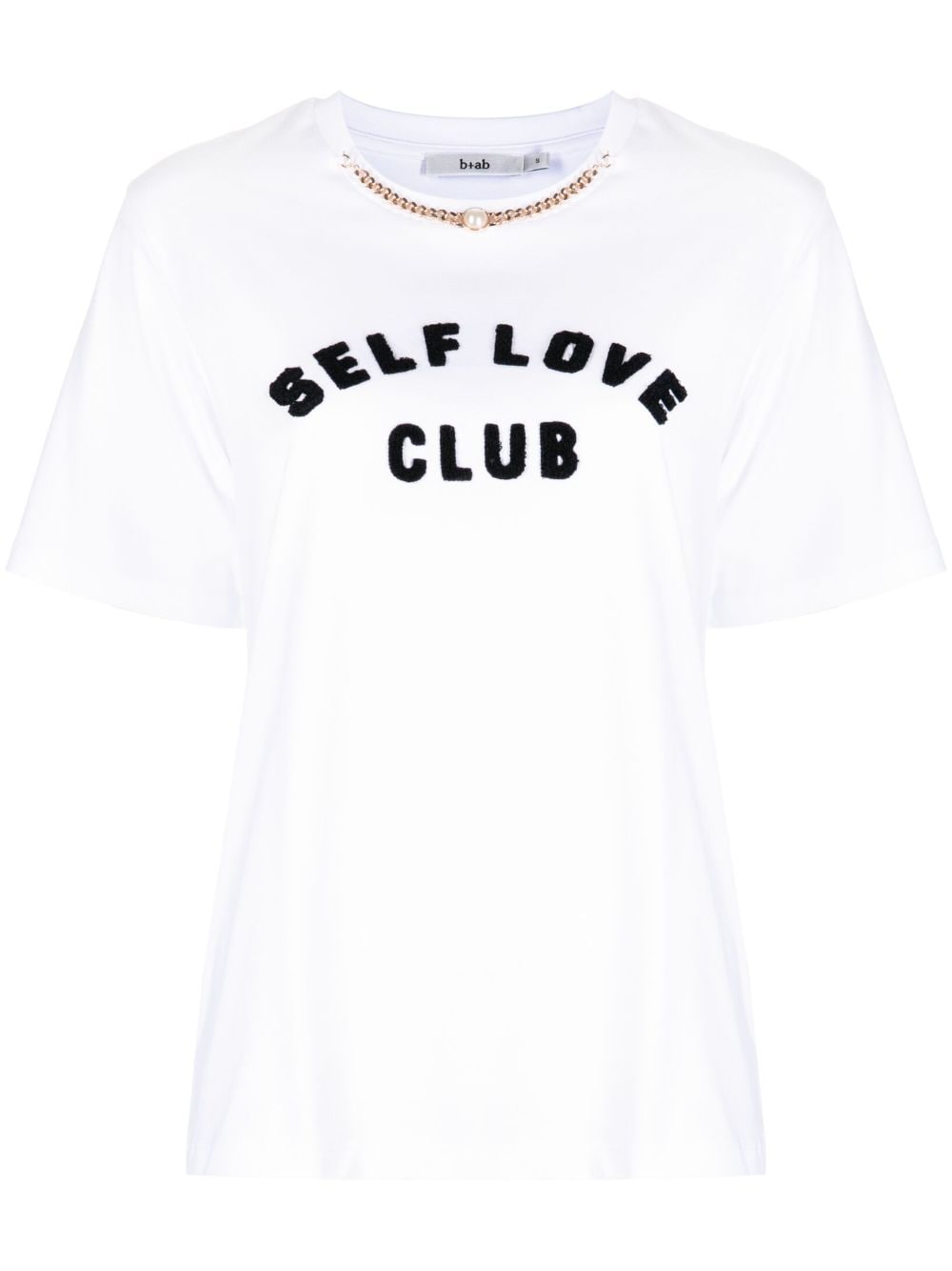 b+ab Self Love Club T-Shirt - Weiß von b+ab