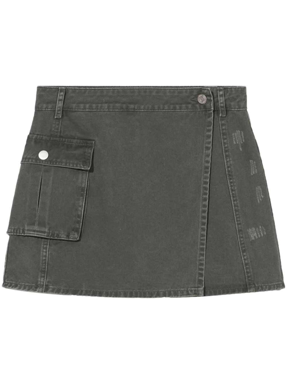 b+ab Shorts im Distressed-Look - Grau von b+ab