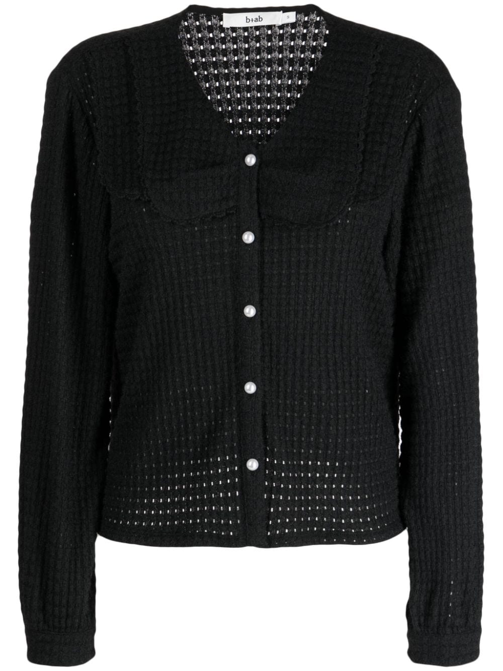 b+ab Offener Cardigan - Schwarz von b+ab