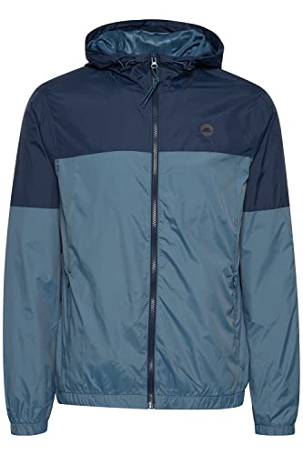BLEND BHVitus Herren Übergangsjacke Herrenjacke Jacke ungefüttert mit hochabschließendem Kragen, Größe:L, Farbe:Bluestone (184217) von b BLEND