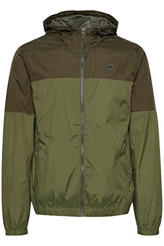 BLEND BHVitus Herren Übergangsjacke Herrenjacke Jacke ungefüttert mit hochabschließendem Kragen, Größe:L, Farbe:Loden Green (180422) von b BLEND