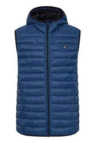 BLEND BHWojtek Herren Weste Steppweste Outdoor Weste leicht wattiert mit Kapuze, Größe:M, Farbe:Ensign Blue (194026) von b BLEND
