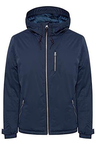 BLEND Leto Herren Winterjacke Herrenjacke Jacke mit Kapuze, Größe:L, Farbe:Dress Blues (194024) von b BLEND