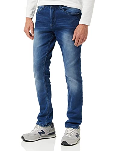 Blend 20709221 Herren Jeans Hose Jogg Denim 5-Pocket mit Stretch Jet Fit Slim Fit, Größe:34/30, Farbe:Denim Middle Blue (76201) von b BLEND
