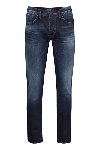 Blend 20711004 Herren Jeans Hose Denim mit Stretch 5-Pocket Blizzard Fit Regular Fit, Größe:32/34, Farbe:Denim Middle Blue (200291) von b BLEND