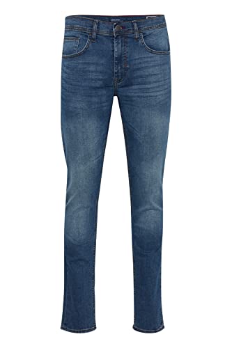 Blend 20712387 Herren Jeans Hose Denim Pant mit Stretch 5-Pocket Jet Fit Slim Fit, Größe:31/32, Farbe:Denim Middle Blue (200291) von b BLEND