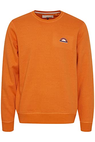 Blend 20715055 Herren Sweatshirt Pullover Pulli mit Rundhalsausschnitt O-Neck, Größe:2XL, Farbe:Jaffa Orange (161454) von b BLEND