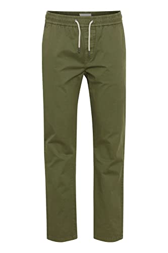 Blend 20715114 Herren Hose Stoffhose Chinohose mit Stretch Jogg Chino mit Kordeln Regular Fit, Größe:L, Farbe:Cypress (180322) von b BLEND