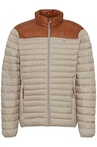 Blend 20715260 Outerwear Herren Steppjacke Übergangsjacke Jacke leicht gesteppte Winterjacke mit color-block und Stehkragen Regular Fit, Größe:XL, Farbe:Sequoia (191333) von b BLEND