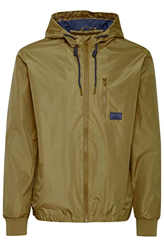 Blend 20715265 Outerwear Herren Windbreaker Übergangsjacke Regenjacke Kapuzenjacke mit elastischen Bündchen Regular Fit, Größe:L, Farbe:Nutria (180825) von b BLEND