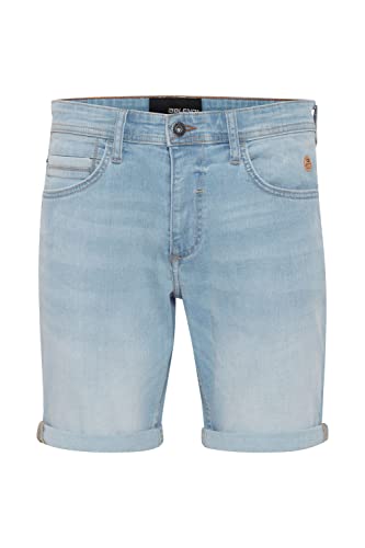 Blend 20715430 Herren Jeans Shorts Kurze Denim Shorts Multiflex mit Stretch Twister Fit Slim/Regular Fit, Größe:L, Farbe:Denim Bleach Blue (200288) von b BLEND