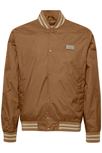 Blend 20715743 Outerwear Herren Übergangsjacke Herrenjacke Jacke bomberjacke Collegejacke mit Rippbündchen Regular Fit, Größe:M, Farbe:Otter (181018) von b BLEND