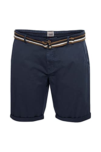 Blend BDBruno BT Herren Big & Tall Chino Shorts Bermuda Kurze Hose mit Gürtelschlaufen Stretch-Anteil Regular Fit, Größe:4XL, Farbe:Dress Blues (194024) von b BLEND